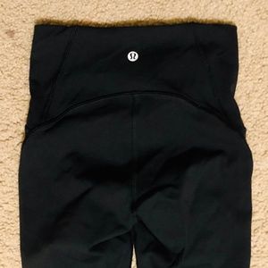 Lululemon Black Crop Yoga Pants - Size 0